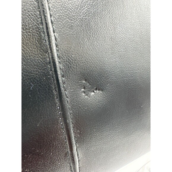 Vintage Best Black Structured Handbag Gold Frame Talon Zippers Mid Century - Picture 4 of 12